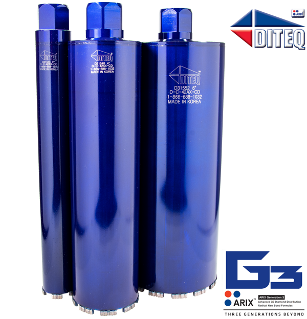 Diteq D31533 Wet/Dry Core Bits