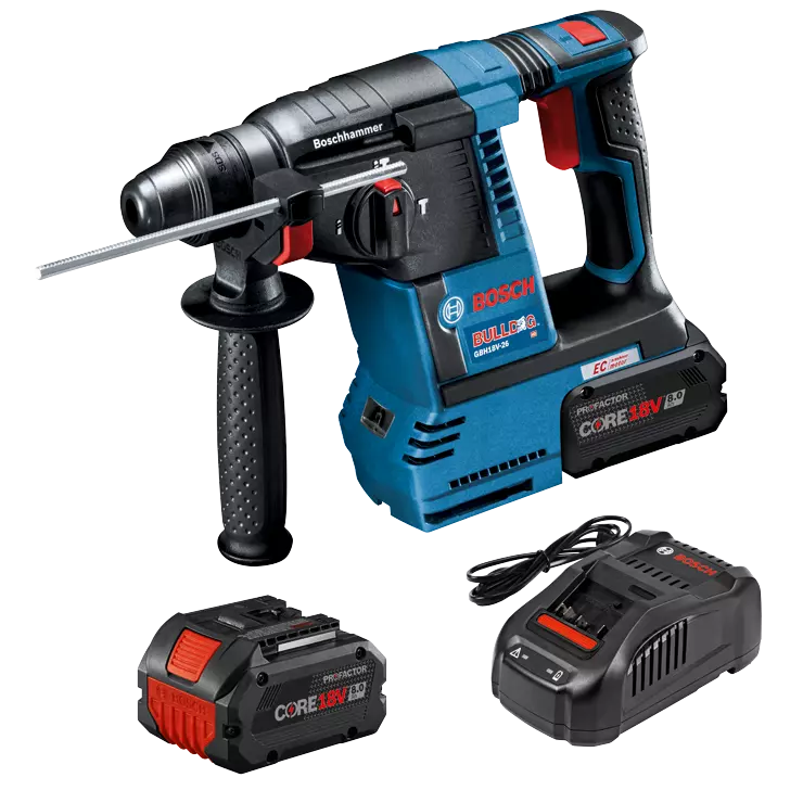 Bosch GBH18V-26K24A 18V 1" rotary hammer