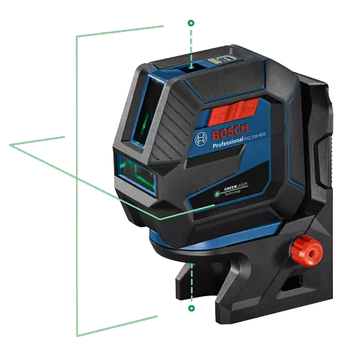 Bosch GCL100-40G on mount