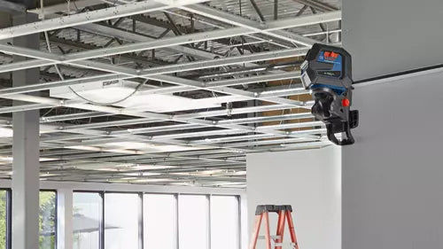 Bosch GCL100-40G mounted on wall