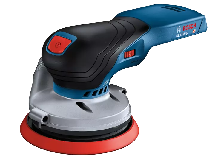 Bosch GEX18V-5N side view