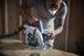 Bosch GKS18V-25CN in use