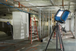Bosch GLI18V-1200CN in use on tripod