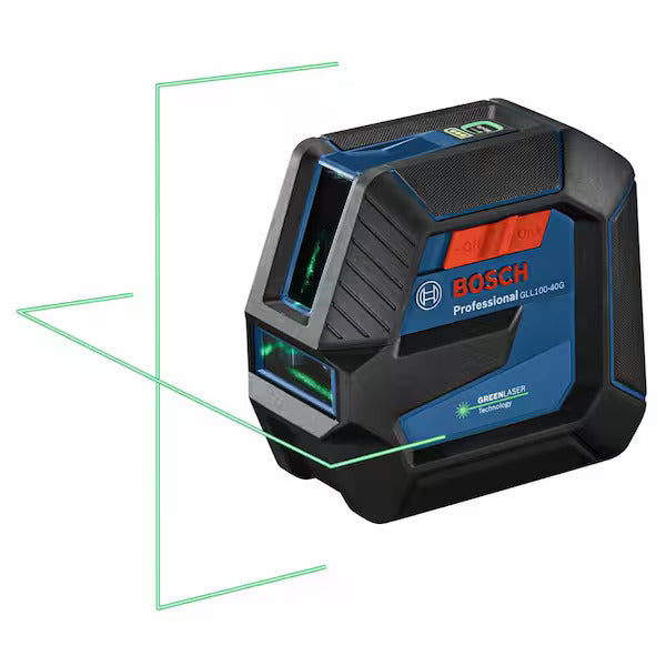 Bosch GLL100-40G Green-Beam Cross-Line Laser
