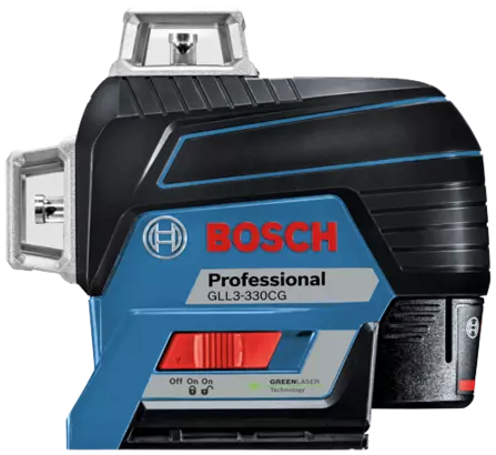 Bosch GLL3-330CG Professional 12V Max 360 Green-Beam Three-Plane leveling alignment laser