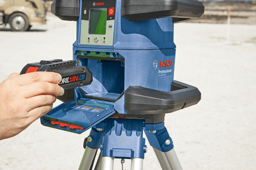 Bosch GRL4000-80CHVK battery installation