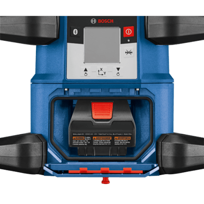 Bosch GRL4000-80CHVK front view with battery