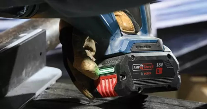 Bosch GSA18V-110B14 battery view