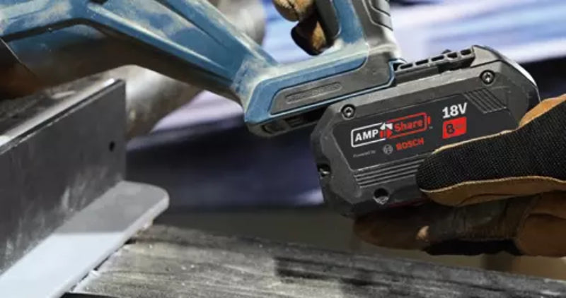 Bosch GSA18V-110B14 changing battery