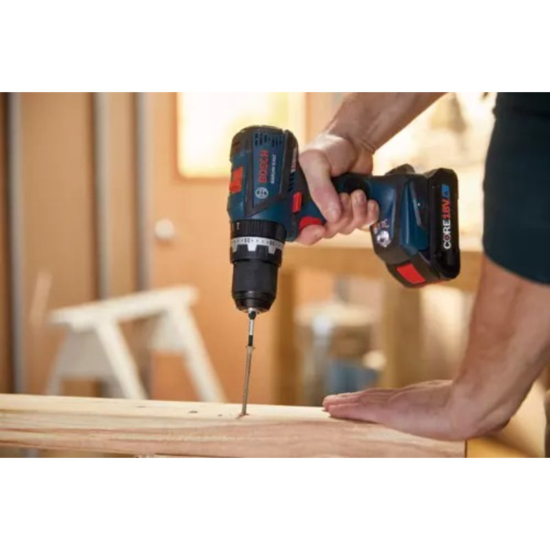 Bosch GSB18V-535CB15 in use