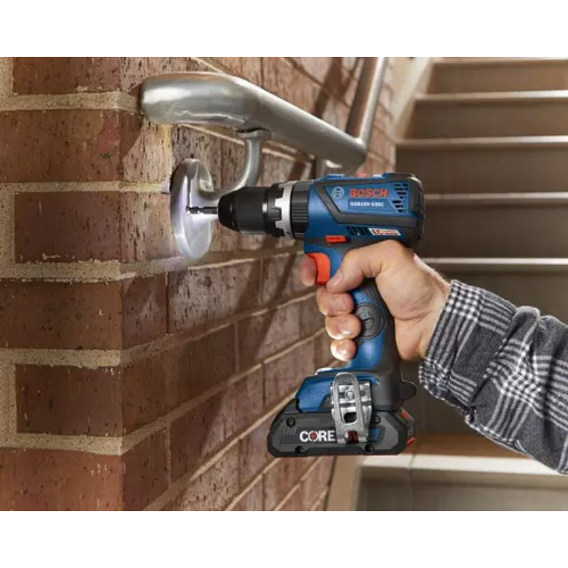 Bosch GSB18V-535CB15 in use