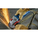 Bosch GWS10-450 in use