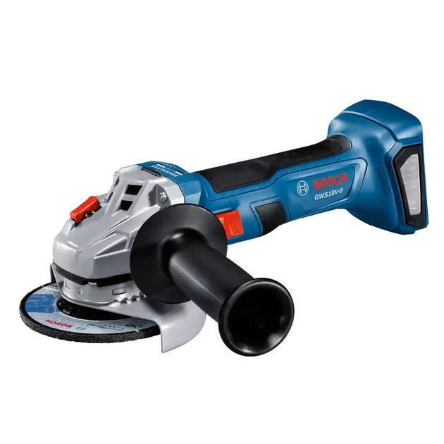 Bosch GWS18V-8N Professional 18V Brushless 4-1/2" Angle Grinder with Slide Switch (bare tool)