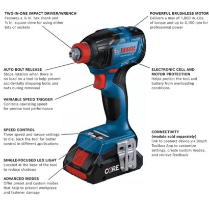 Bosch GXL18V-227B25 drill diagram