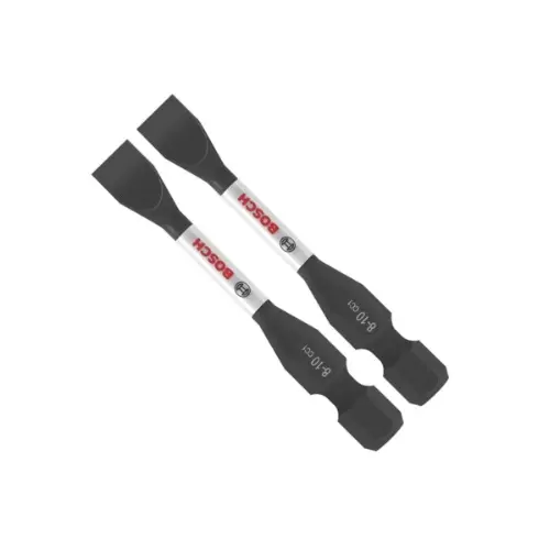 Bosch ITDSL810202 Philips driven 2" impact slotted #8-10 power bits - packs