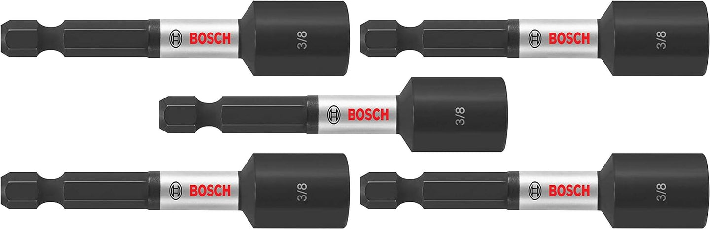 Bosch ITNS382B impact tough 2-9/16" x 3/8" nutsetter - 5 pack