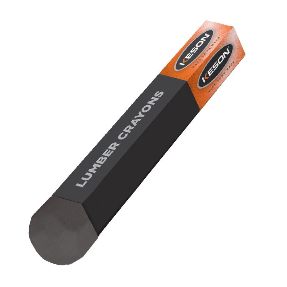 Keson LCBLACK Black Lumber Crayon