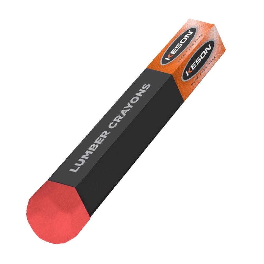 Keson LCRED Red Lumber Crayon