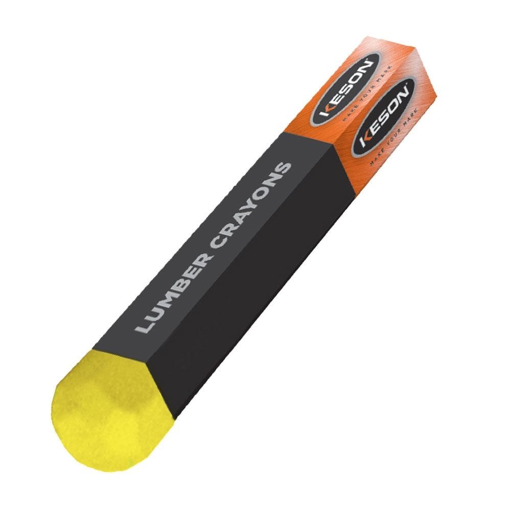 Keson LCYELLOW Yellow Lumber Crayon