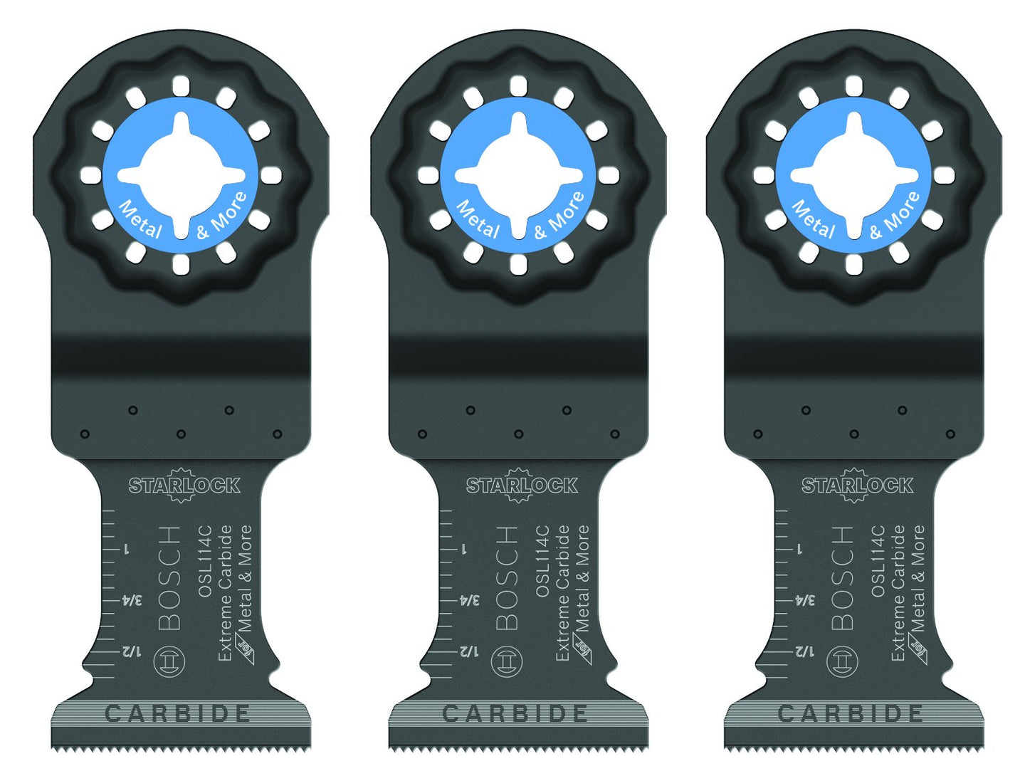Bosch OSL114C-3 Plunge Cut Blade - 3 pack