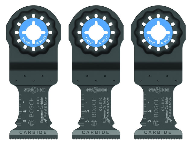 Bosch OSL114C-3 Plunge Cut Blade - 3 pack