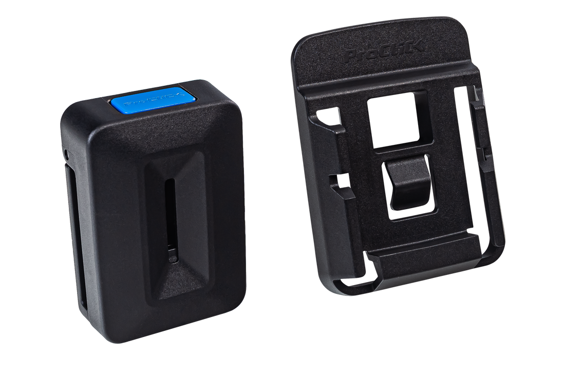 Battery mount set  for safe carrying of a spare battery on the tool belt