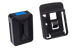 Battery mount set  for safe carrying of a spare battery on the tool belt