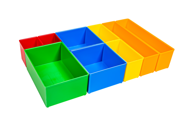 Storage of small parts and consumables  mix-free transport of small parts