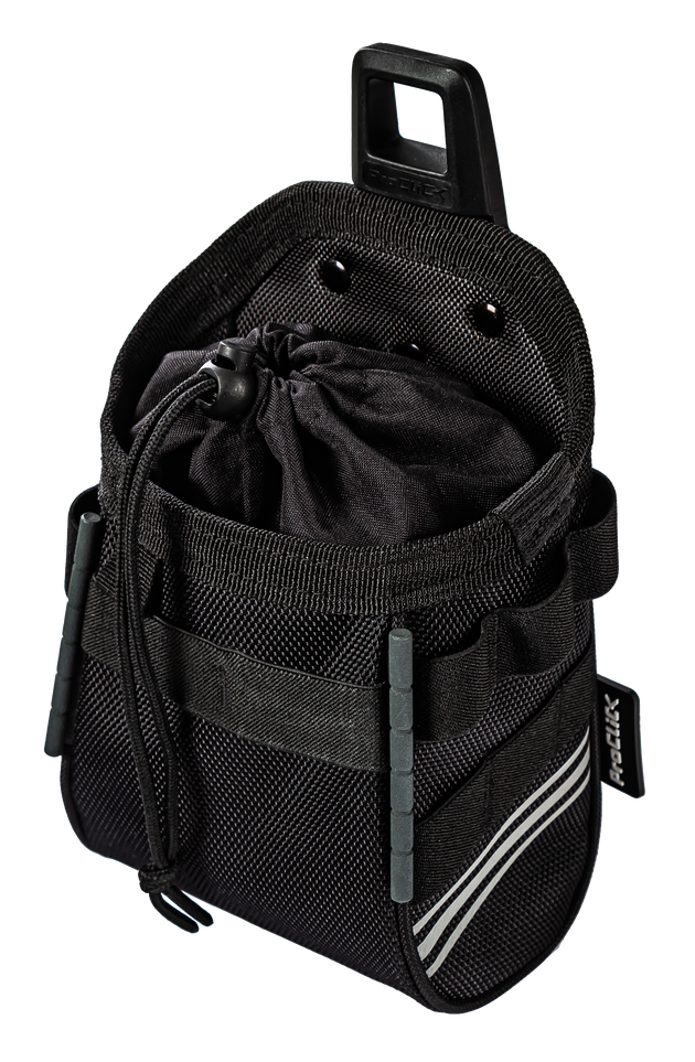 Tool pouch  with practical drawstring pocket that prevents consumables from falling out
