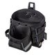 Open tool pouch for flexible transport of tools on the belt