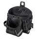 Open tool pouch for flexible transport of tools on the belt