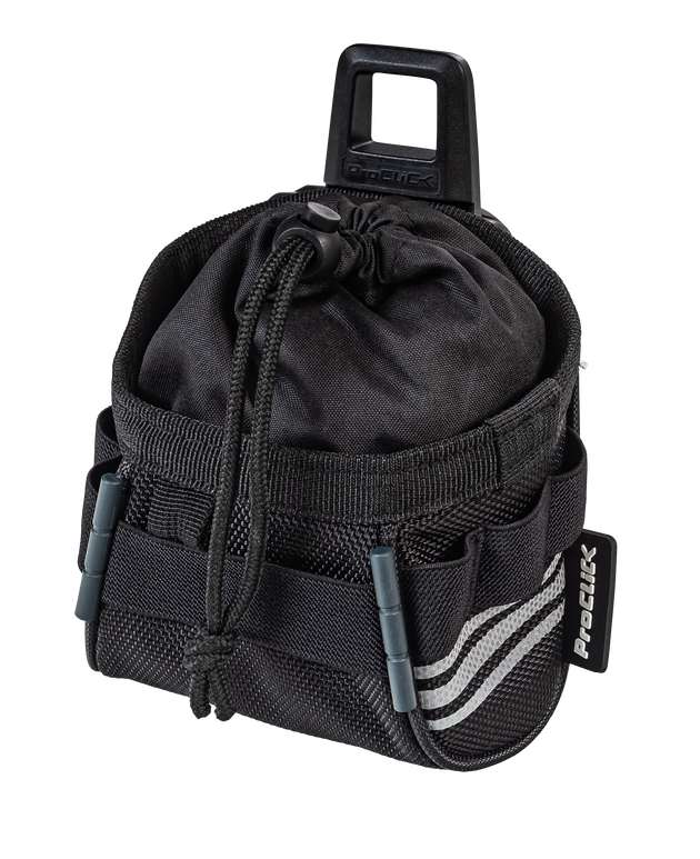 Tool pouch  with practical drawstring pocket that prevents consumables from falling out