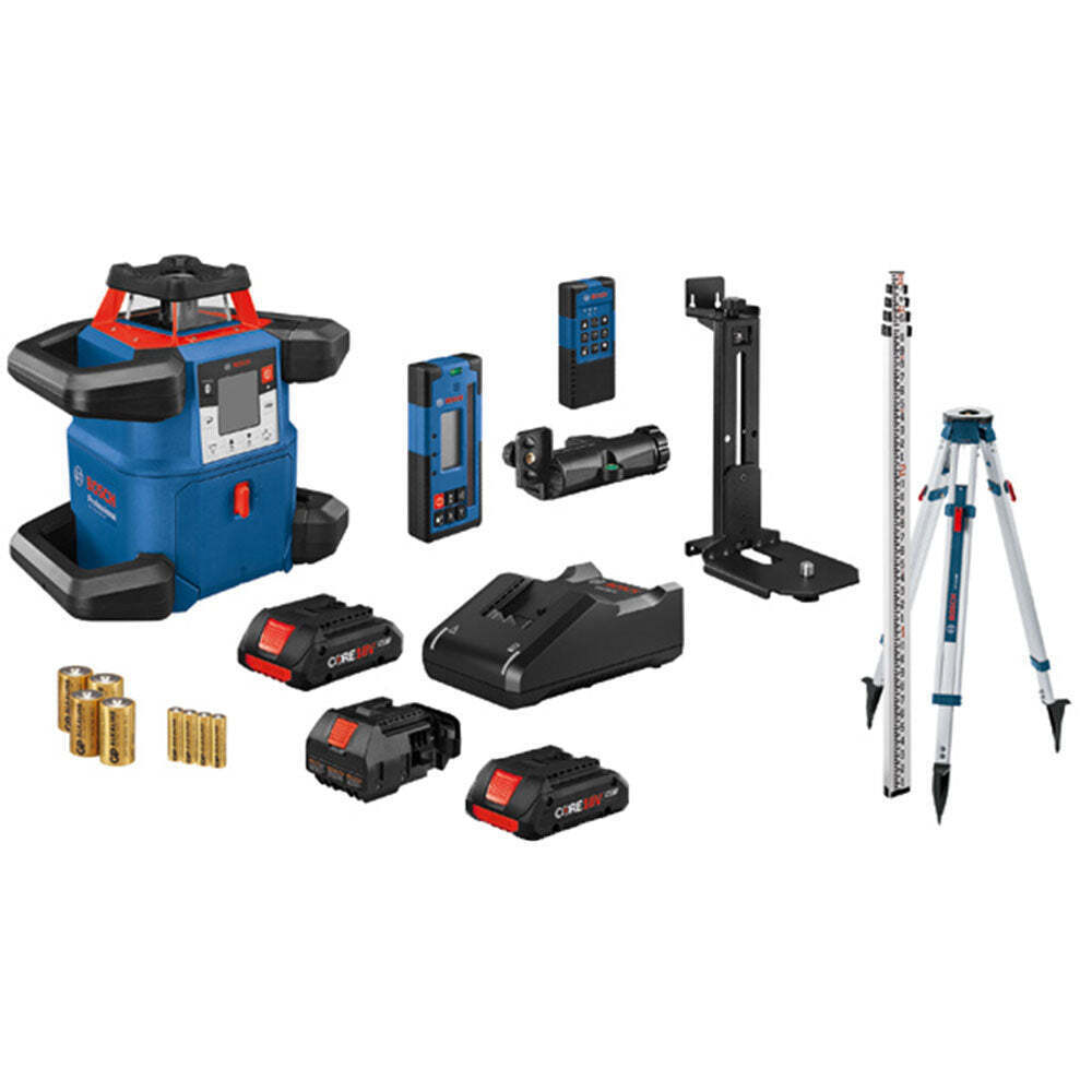Bosch GRL4000-80CHVK 18V Self-leveling rotary laser kit