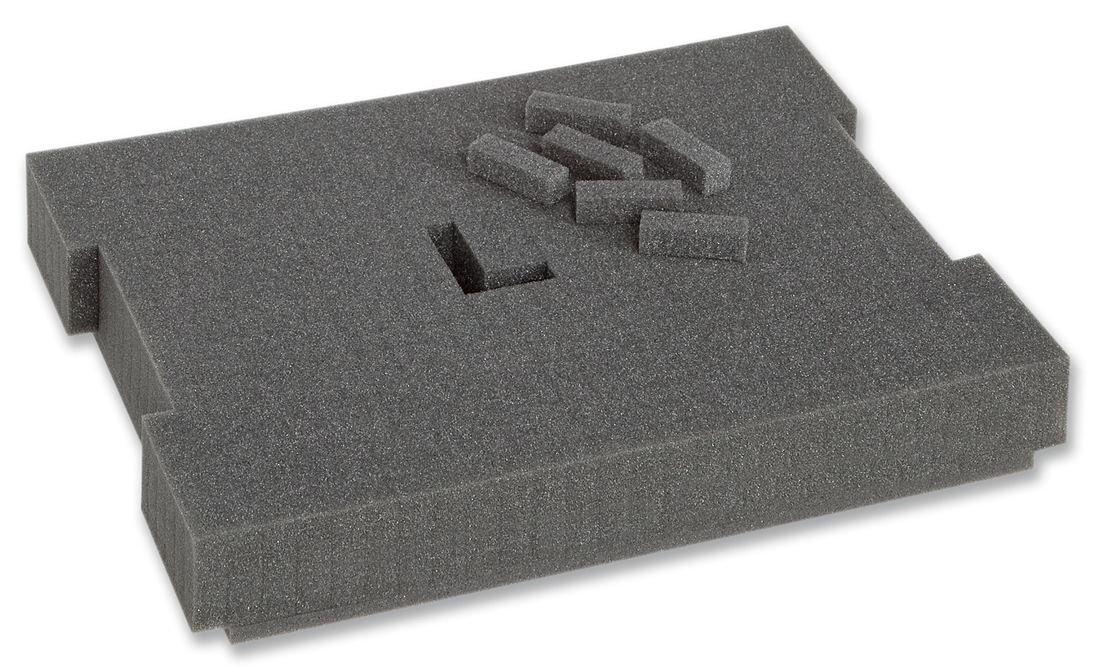 Pre-perforated foam insert for the L-BOXX 102