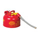 Justrite U2-26-SX5 2.5 Gallon Safety Can with Metal Hose