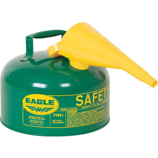 Justrite UI-25-FSG 2.5 Gallon Safety Can for Combustibles