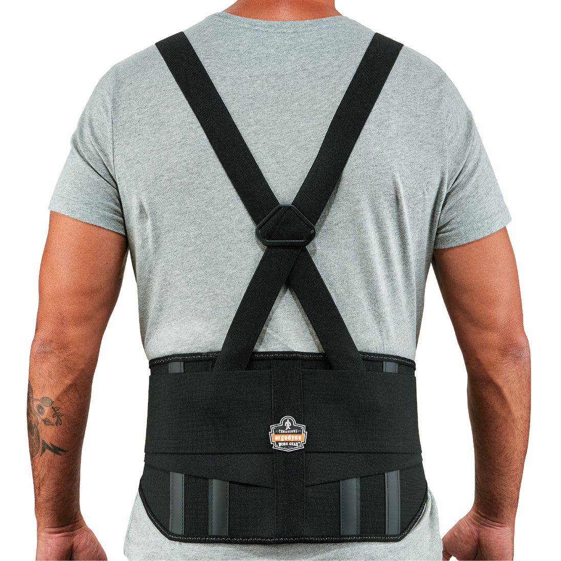 Ergodyne ProFlex 1600 Elastic Back Support Brace - Contoured 9" Back