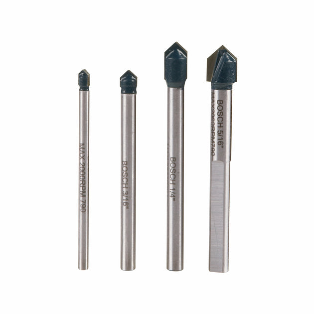 4 pc. Glass & Tile Bit Set