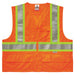 Ergodyne GloWear 8235ZX Two-Tone X-Back Safety Vest - Type R, Class 2, Zipper