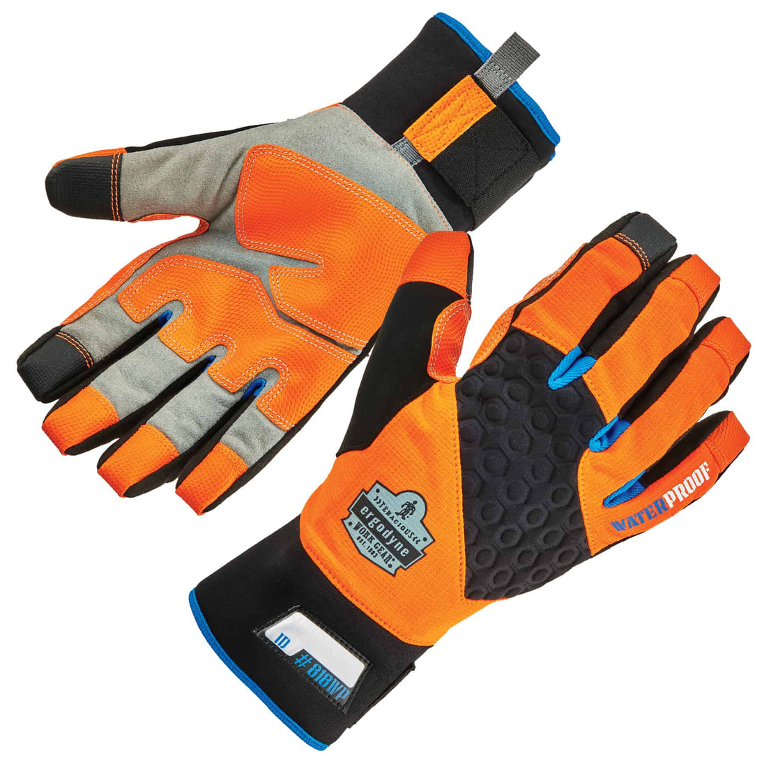 Ergodyne ProFlex 818WP Thermal Waterproof Winter Work Gloves, EN 388: 3423X