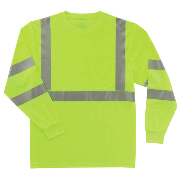 Ergodyne GloWear 8391 Hi-Vis Long Sleeve T-Shirt - Type R, Class 3