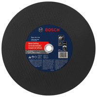 14 In. 5/32 In. 20 mm Arbor Type 1A (ISO 41) 24 Grit Metal Cutting Bonded Abrasive Wheel