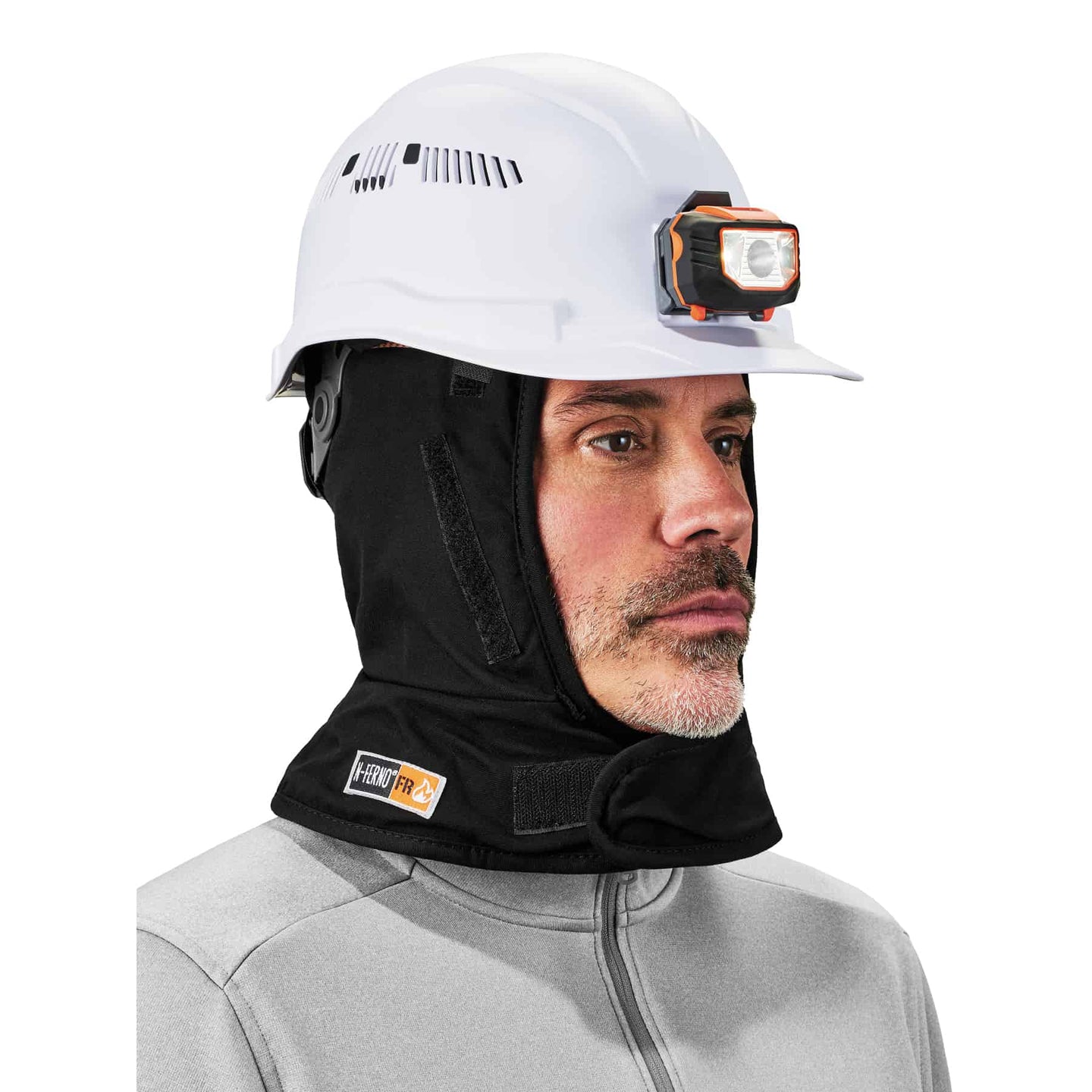 Ergodyne N-Ferno 6882 FR Winter Hard Hat Liner - 2-Layer, Modacrylic/Cotton, Shoulder Length