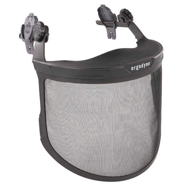 Ergodyne Skullerz 8989 Mesh Face Shield with Adapter for Hard Hat & Safety Helmet