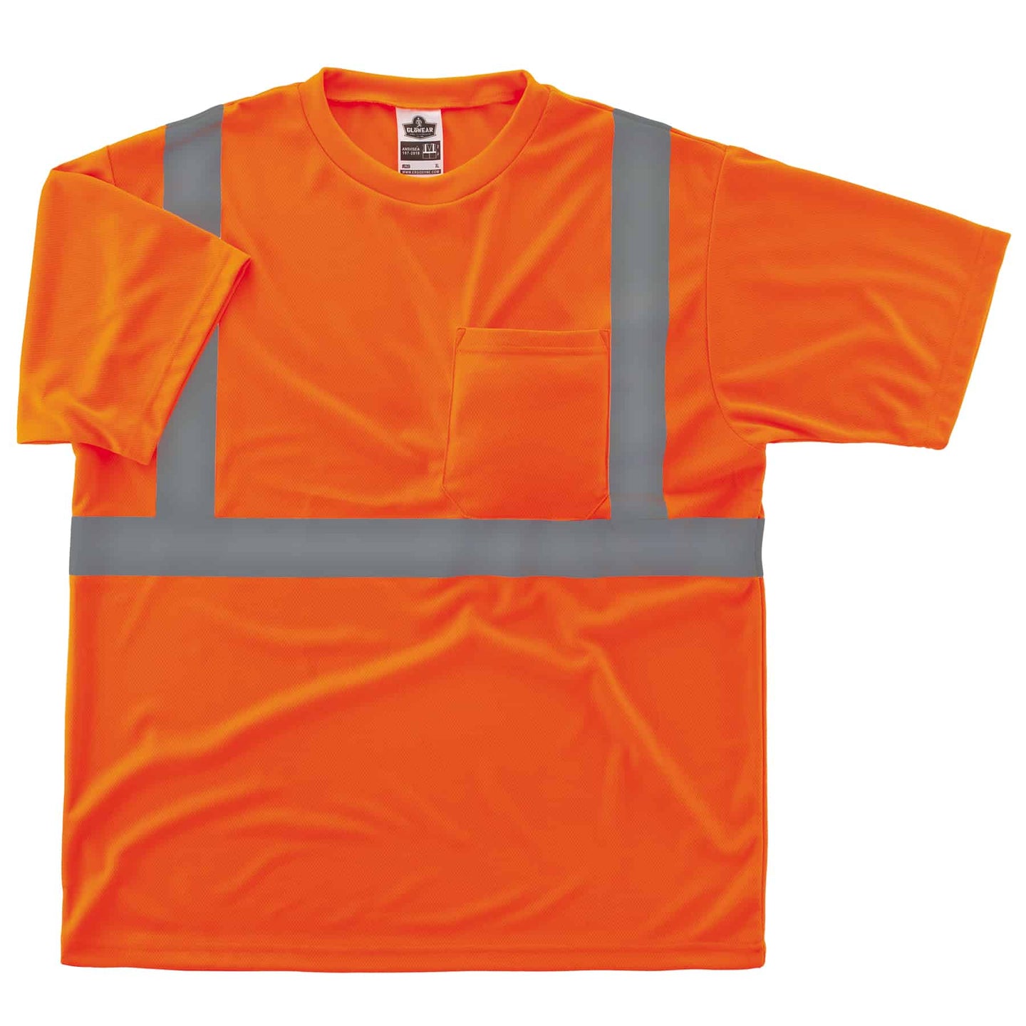 Ergodyne GloWear 8289 Hi-Vis T-Shirt -Type R, Class 2