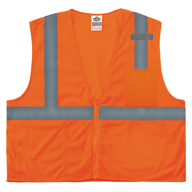 Ergodyne GloWear 8210Z Hi-Vis Safety Vest - Type R, Class 2, Zipper