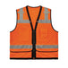 Ergodyne Glowear 8253HDZ Heavy-Duty Mesh Surveyors Vest - Type R, Class 2, Zipper