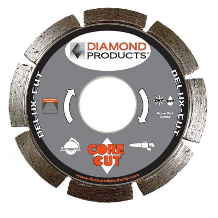 Diamond Products 9 X .080 X Dia To 7/8 Delux-Cut Segmented Blade