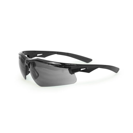 Thraxus™ Safety Eyewear - Black Frame - Smoke IQ Anti-Fog Lens