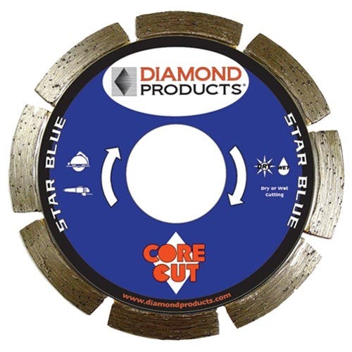 Diamond Products 9"X.080X7/8" Star Blue Electric Blade